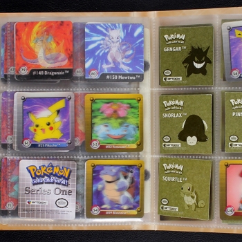 Pokemon Action Flipz Artbox album almost complete -7