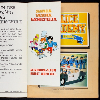 Preview: Police Academy Panini Sticker Album komplett