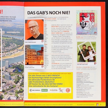 Preview: Düsseldorf sammelt Panini Sticker Album komplett