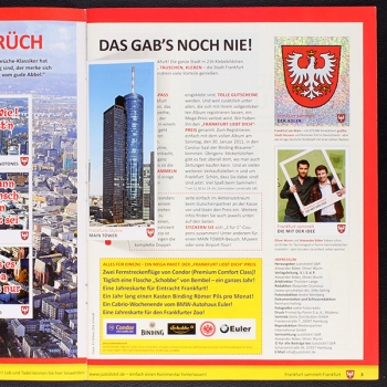 Preview: Frankfurt sammelt Panini Sticker Album komplett