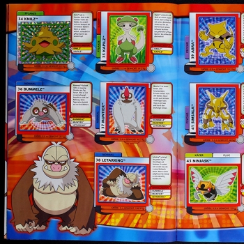 Preview: Pokemon Advanced Merlin Sticker Album komplett