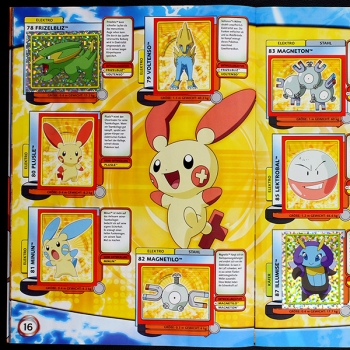 Pokemon Advanced Merlin Sticker Album komplett