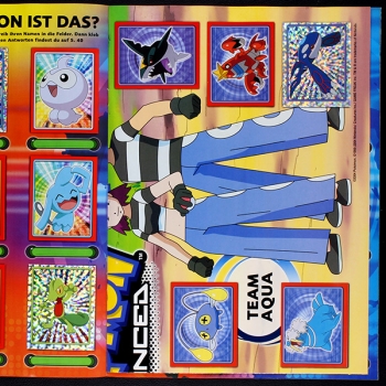 Pokemon Advanced Merlin Sticker Album komplett
