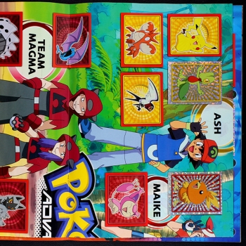 Pokemon Advanced Merlin Sticker Album komplett