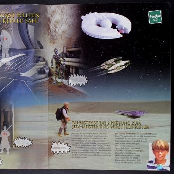 Star Wars EP1 Panini Sticker Album teilgefüllt