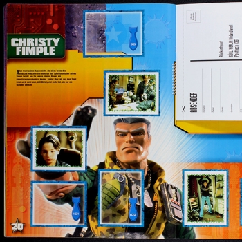 Small Soldiers Merlin Sticker Album teilgefüllt