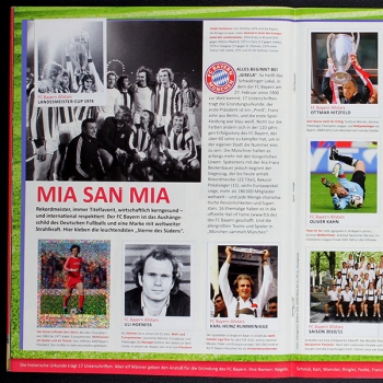 München sammelt Panini Sticker Album komplett