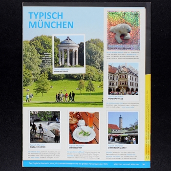 München sammelt Panini Sticker Album komplett