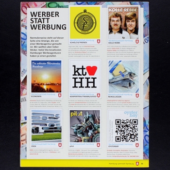 Hamburg sammelt Panini Sticker Album komplett