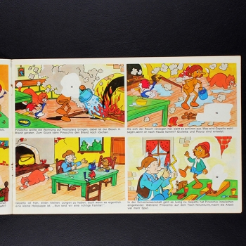 Pinocchio Americana Sticker Album teilgefüllt