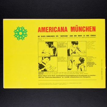 Pinocchio Americana Sticker Album teilgefüllt