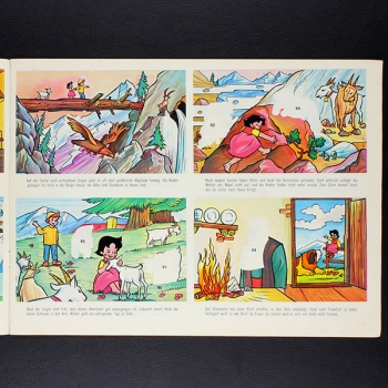 Preview: Heidi Americana Sticker Album teilgefüllt