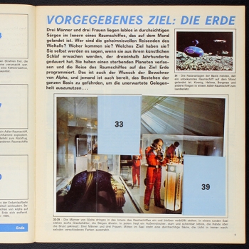 Preview: Space 1999 Panini Sticker Album teilgefüllt