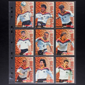Preview: England 96 Panini Trading Cards komplett