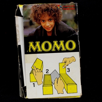 Momo Panini Box mit 68 Sticker Tüten
