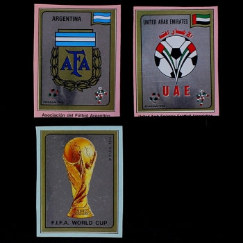 3 Wappen Panini Sticker - Italia 90