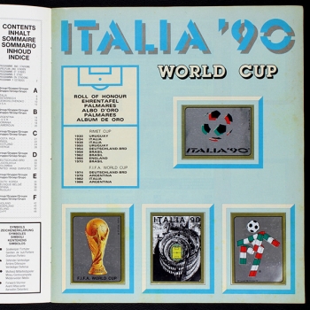 Preview: Italia 90 Panini Sticker Album komplett