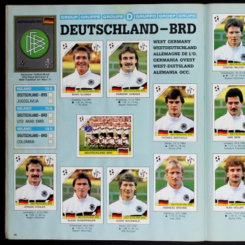 Italia 90 Panini Sticker Album komplett