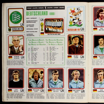 München 74 Panini Sticker Album komplett