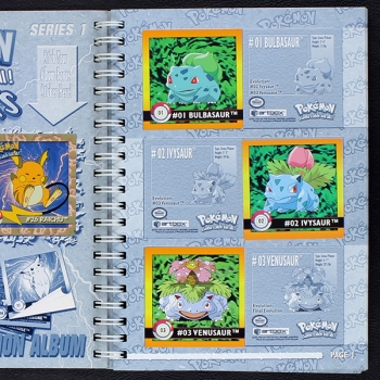 Preview: Pokemon Serie 1 Artbox Super Collection Album fast komplett -1