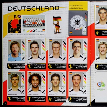Preview: Germany 2006 Panini Sticker Album komplett