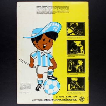 Argentinien 78 Americana Sticker Album komplett