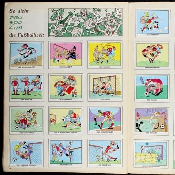 Fußball 82 Panini Sticker Album komplett