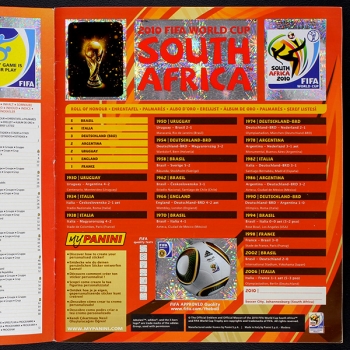 Preview: South Africa 2010 Panini Sticker Album komplett + Update