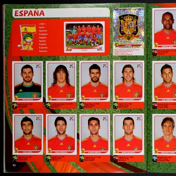 South Africa 2010 Panini Sticker Album komplett + Update