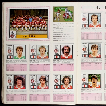 Fußball 81 Panini Sticker Album komplett