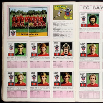 Fußball 81 Panini Sticker Album komplett