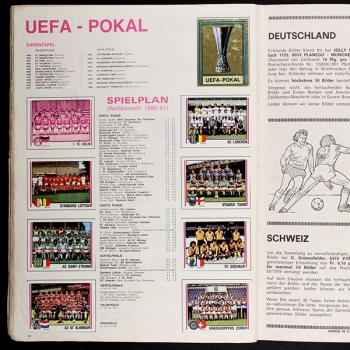 Fußball 81 Panini Sticker Album komplett