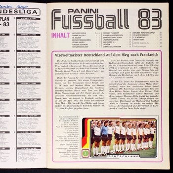 Preview: Fußball 83 Panini Sticker Album komplett