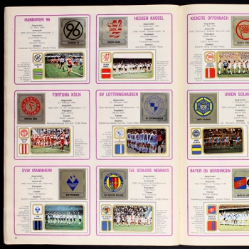 Fußball 83 Panini Sticker Album komplett