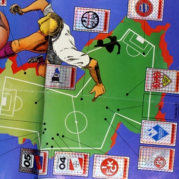 Fußball 85 Panini Sticker Album fast komplett -1