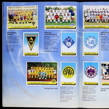 Fußball 86 Panini Sticker Album komplett