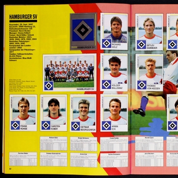 Preview: Fußball 91 Panini Sticker Album komplett - Top