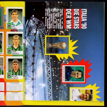 Fußball 91 Panini Sticker Album komplett - Top