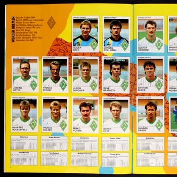 Preview: Fußball 90 Panini Sticker Album teilgefüllt -16
