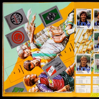 Fußball 90 Panini Sticker Album teilgefüllt -16