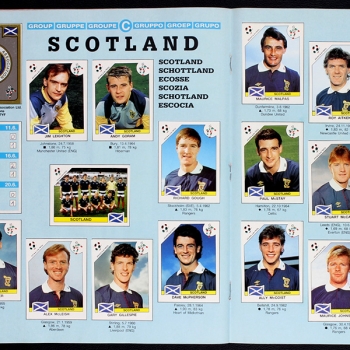Italia 90 Panini Sticker Album komplett