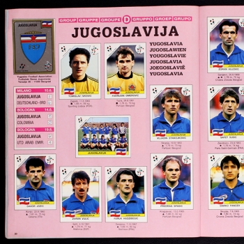 Italia 90 Panini Sticker Album komplett