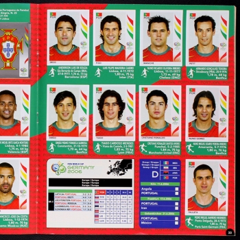 Germany 2006 Panini Sticker Album komplett