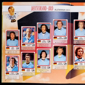 World Cup Story Panini Sticker Album komplett