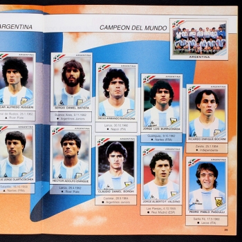 World Cup Story Panini Sticker Album komplett