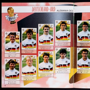World Cup Story Panini Sticker Album komplett