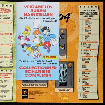 Preview: Euro 2004 Panini Sticker Album komplett - NL