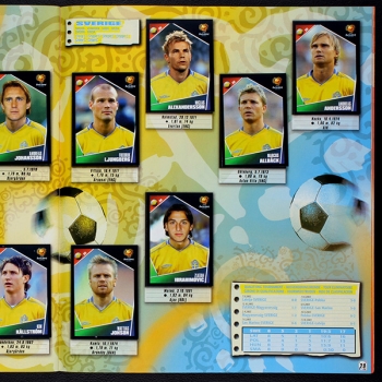 Euro 2004 Panini Sticker Album komplett - NL
