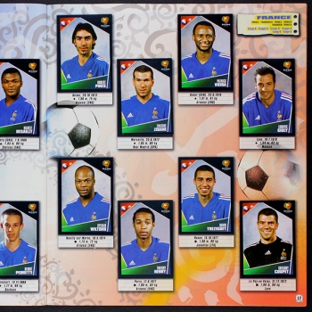 Euro 2004 Panini Sticker Album komplett - NL