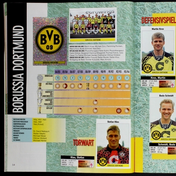 Preview: Fußball 95 Panini Sticker Album teilgefüllt -9